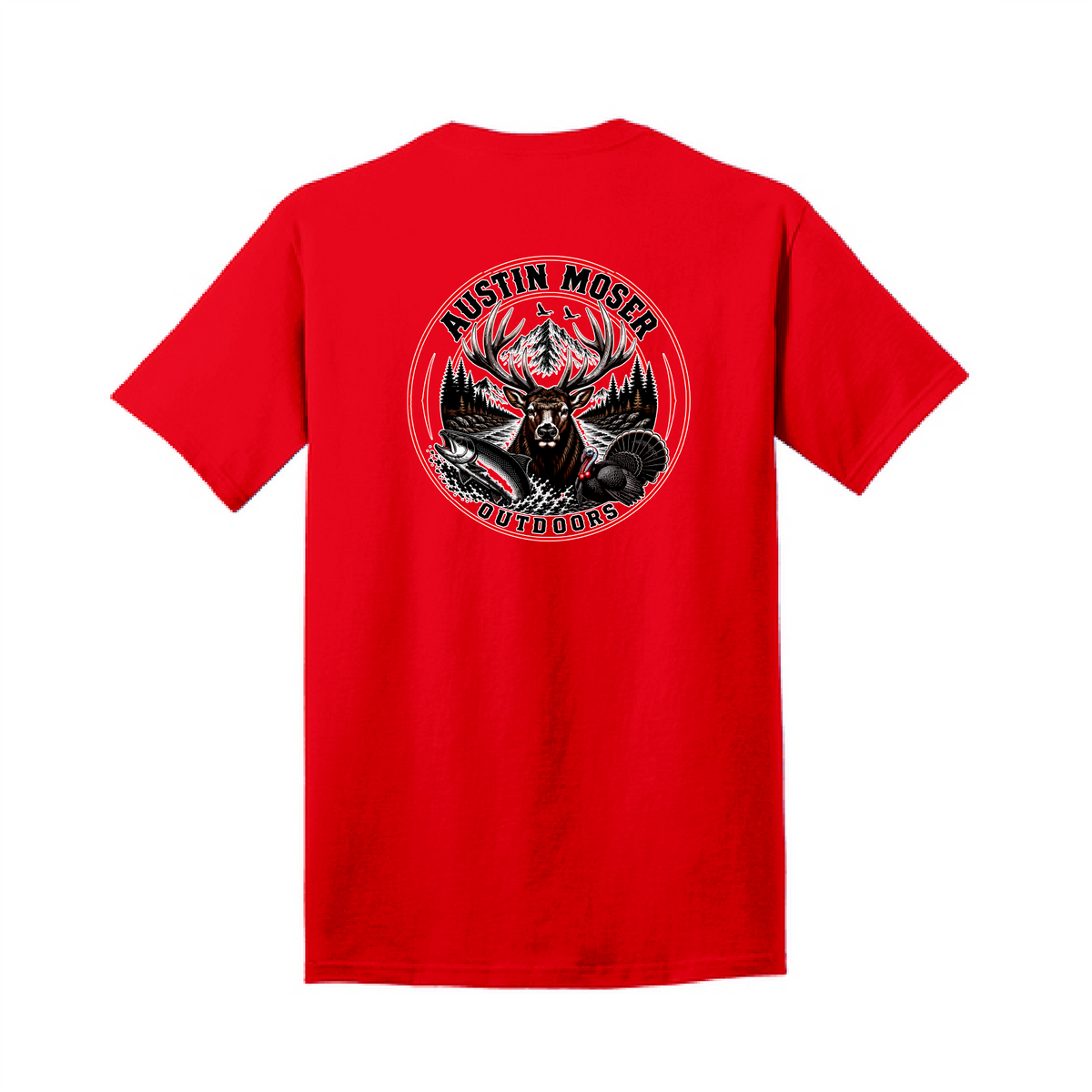 Austin Moser Outdoors T-Shirt - Red