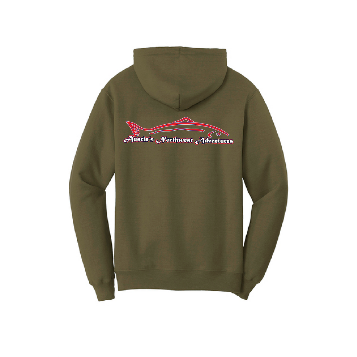 Austin's Northwest Adventures Performance Hoodie - OD Green