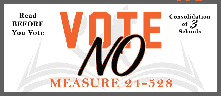 Vote NO Measure 24-528 Vinyl Banner