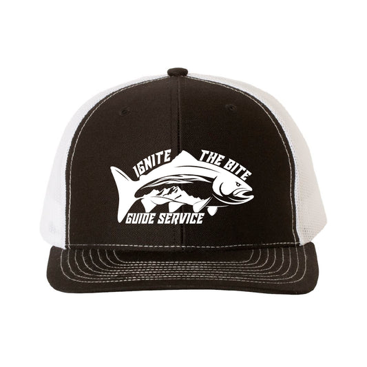 Ignite The Bite Guide Service Trucker Hat