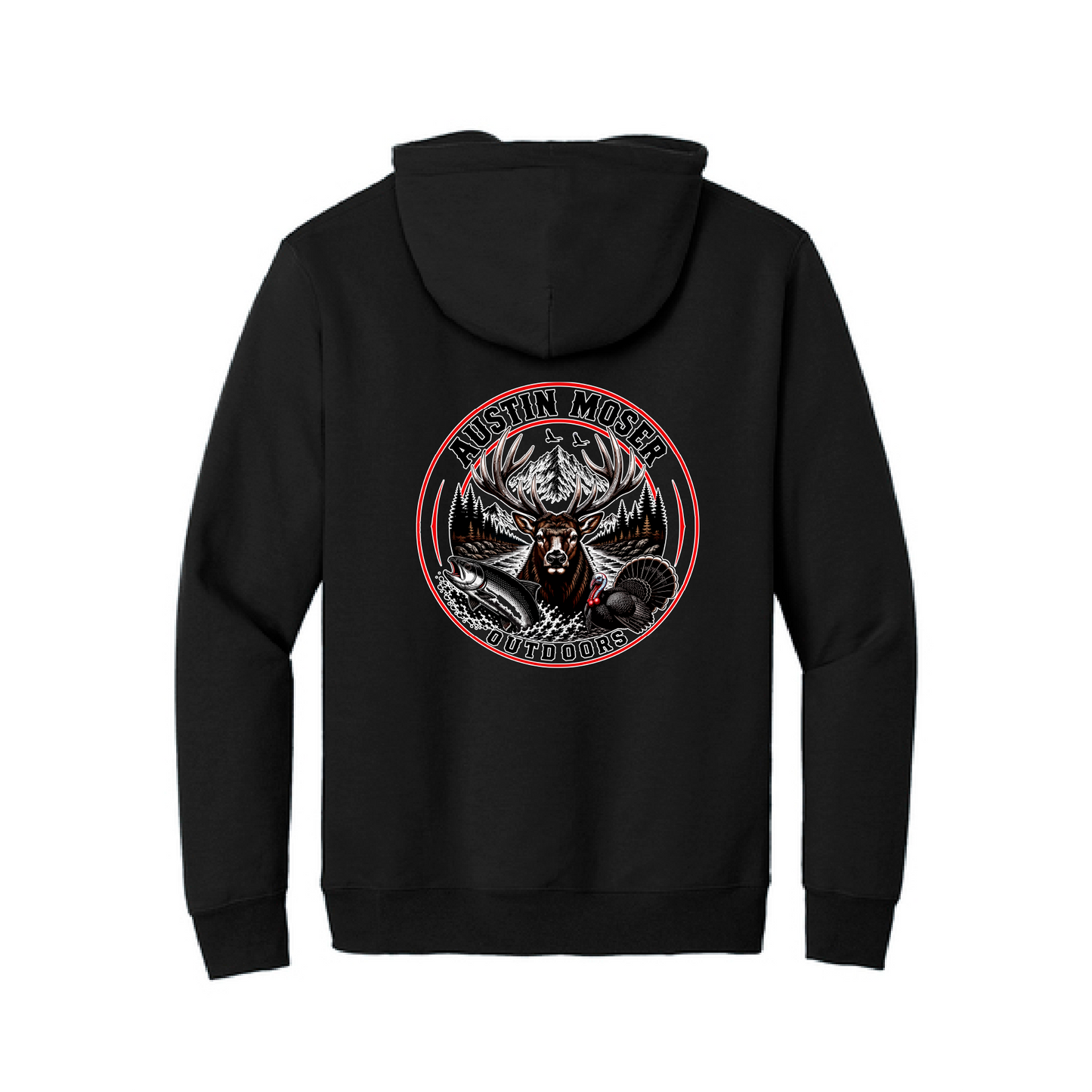 Austin Moser Outdoors Performance Hoodie - Black