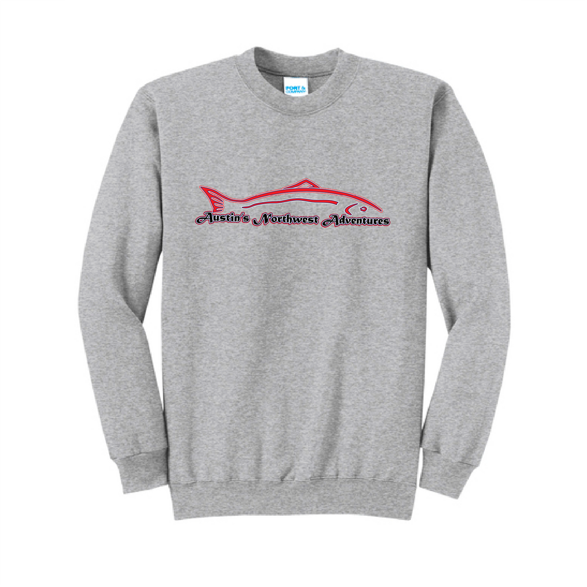 Austin's Northwest Adventures Sweatshirt - Athletic Heather Grey