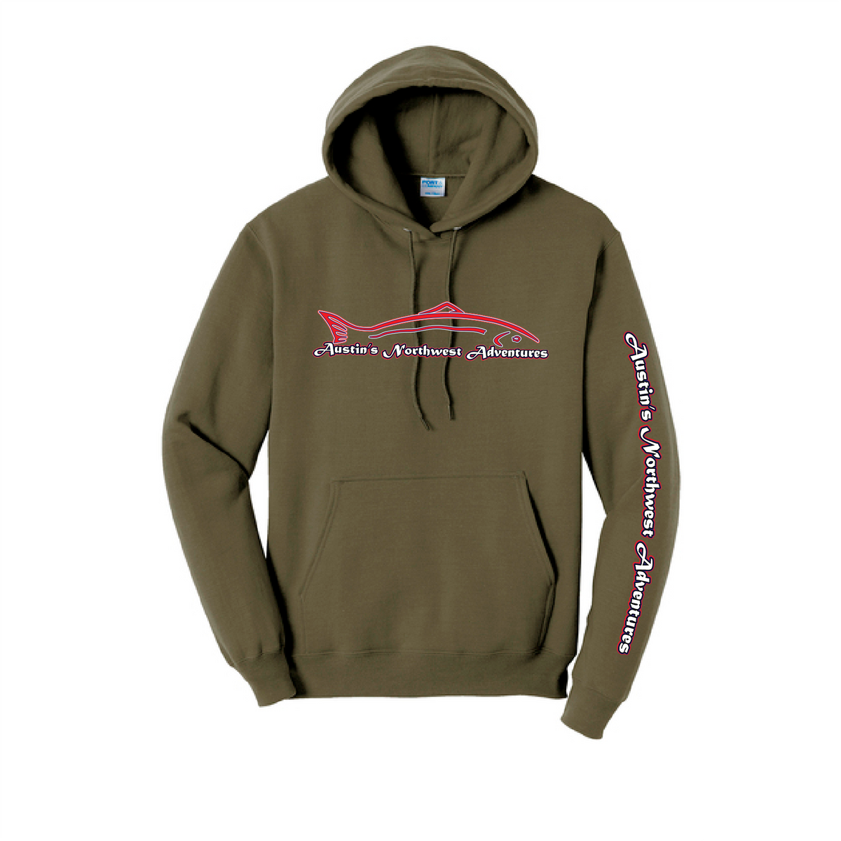 Austin's Northwest Adventures Performance Hoodie - OD Green