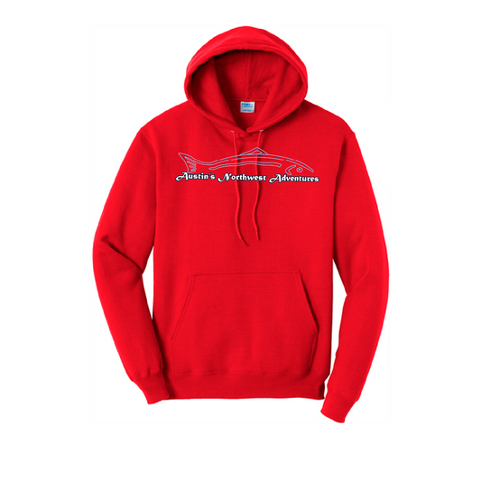 Austin's Northwest Adventures Performance Hoodie - Red