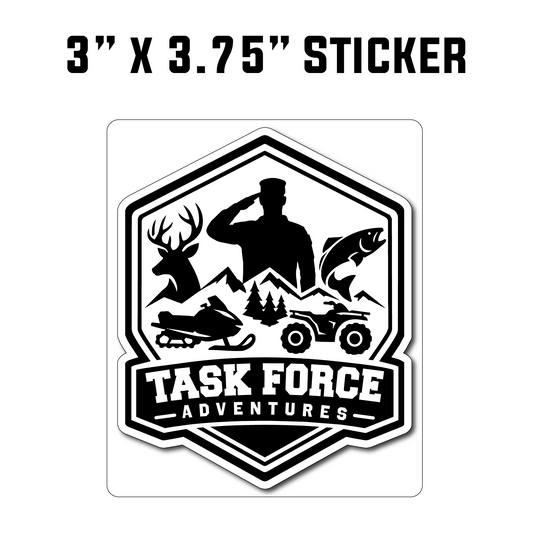 Task Force Adventures Logo Sticker