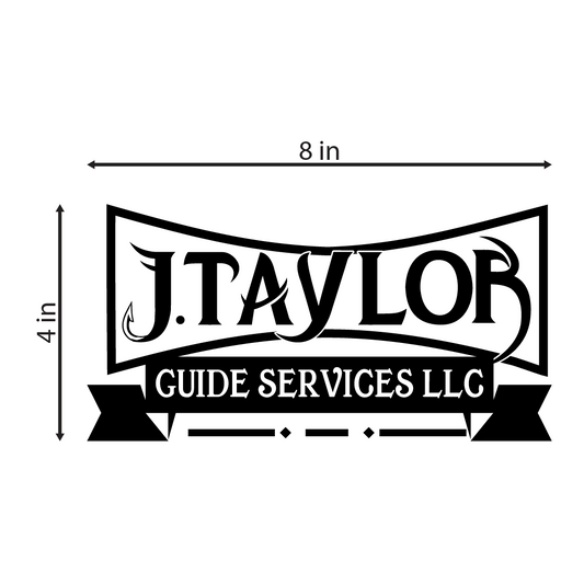 J. Taylor Guide Service Decal